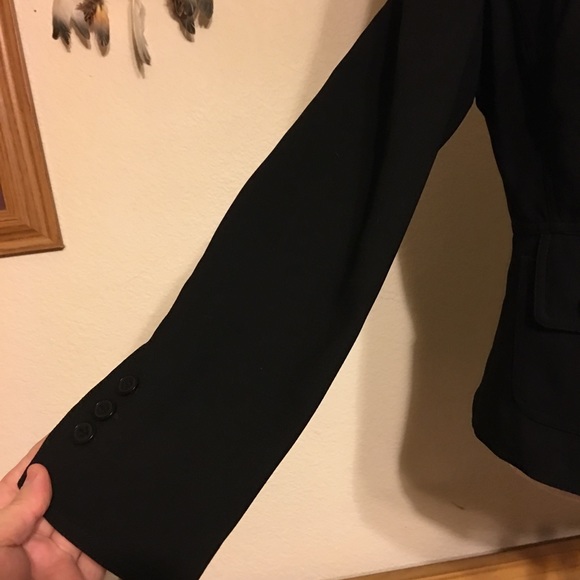 Metro Style black collared jacket NWOT 8 - Picture 3 of 7